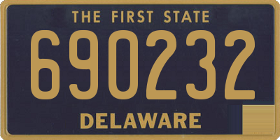 DE license plate 690232