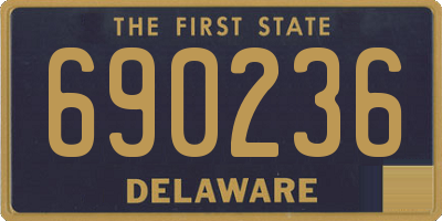 DE license plate 690236