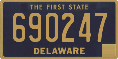 DE license plate 690247