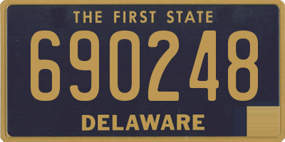 DE license plate 690248