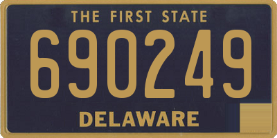 DE license plate 690249