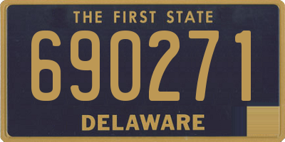 DE license plate 690271
