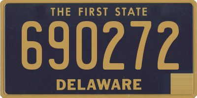 DE license plate 690272