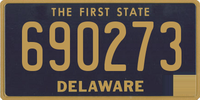 DE license plate 690273