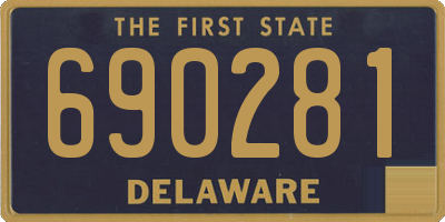 DE license plate 690281