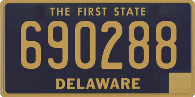 DE license plate 690288