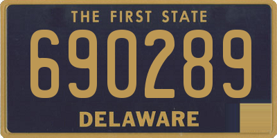 DE license plate 690289