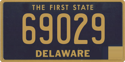 DE license plate 69029