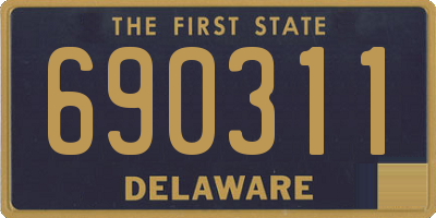 DE license plate 690311