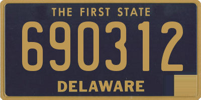 DE license plate 690312