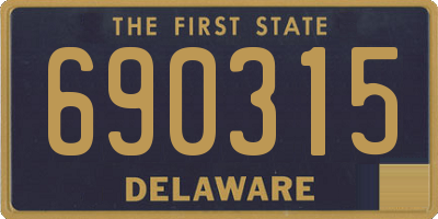 DE license plate 690315