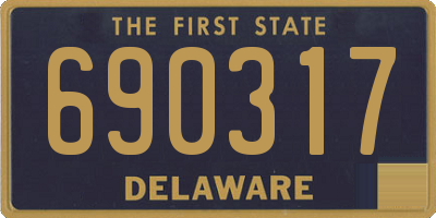 DE license plate 690317