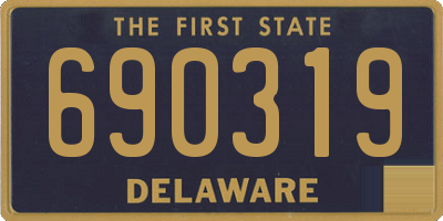 DE license plate 690319