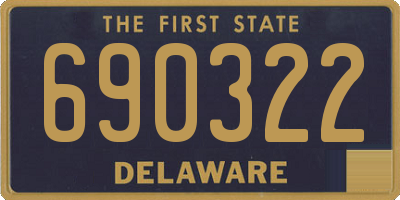 DE license plate 690322