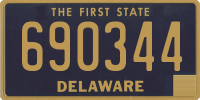 DE license plate 690344