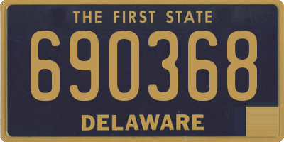 DE license plate 690368
