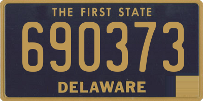DE license plate 690373