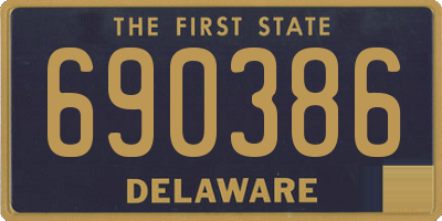 DE license plate 690386