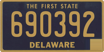 DE license plate 690392