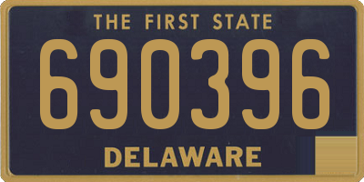 DE license plate 690396