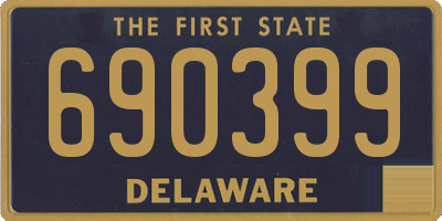 DE license plate 690399