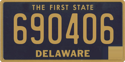 DE license plate 690406