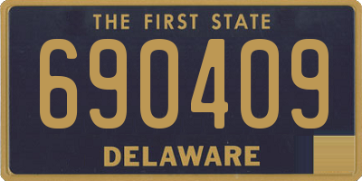 DE license plate 690409