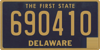 DE license plate 690410