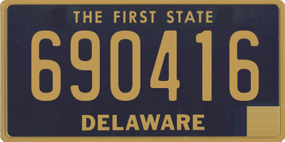DE license plate 690416