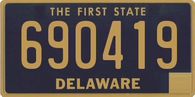 DE license plate 690419