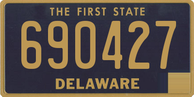 DE license plate 690427