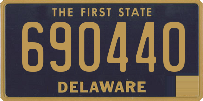 DE license plate 690440