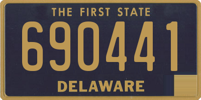 DE license plate 690441