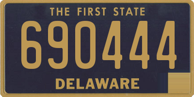 DE license plate 690444