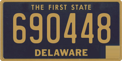 DE license plate 690448