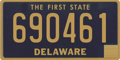 DE license plate 690461