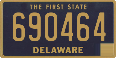 DE license plate 690464