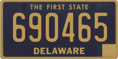 DE license plate 690465