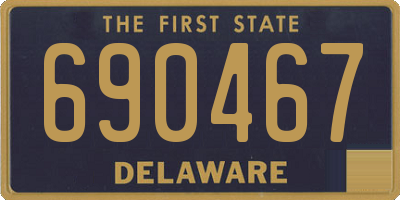 DE license plate 690467