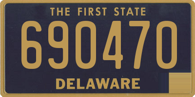 DE license plate 690470