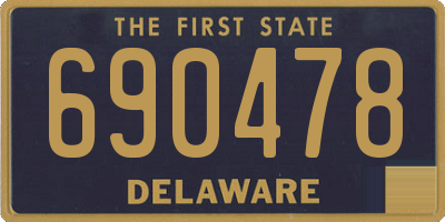 DE license plate 690478