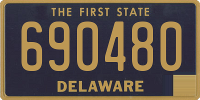 DE license plate 690480