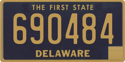 DE license plate 690484