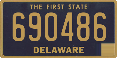 DE license plate 690486