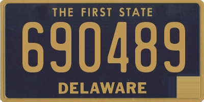 DE license plate 690489