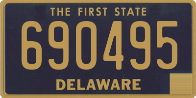 DE license plate 690495