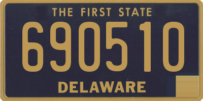 DE license plate 690510
