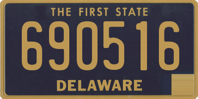 DE license plate 690516
