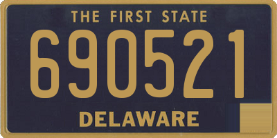 DE license plate 690521