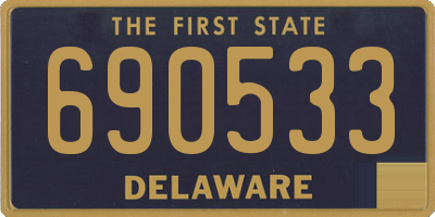 DE license plate 690533